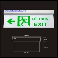  ĐÈN EXIT 1 MẶT - KENTOM - KT - 670