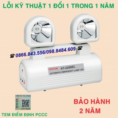 ĐÈN SẠC CHIẾU SÁNG KHẨN CẤP KENTOM - KT 2200EL (Có KĐ)