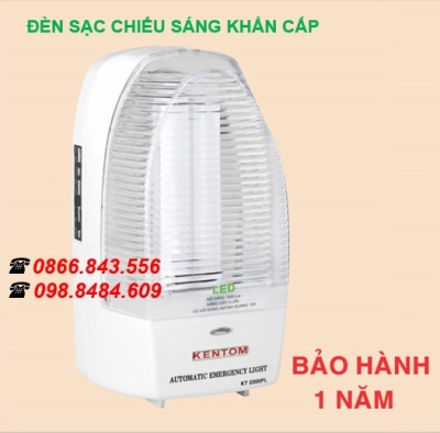 ĐÈN SẠC CHIẾU SÁNG KHẨN CẤP KENTOM - KT 2300
