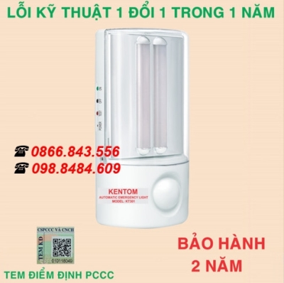 ĐÈN SẠC CHIẾU SÁNG KHẨN CẤP KENTOM - KT 301 (Có KĐ)