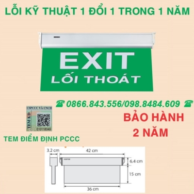 ĐÈN EXIT KENTOM - KT650,660 (Có KĐ)