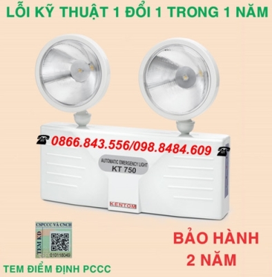ĐÈN SẠC CHIẾU SÁNG KHẨN CẤP KENTOM - KT 750 New (Có KĐ)